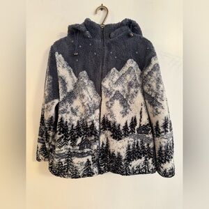 EGO Collection Winter Motif Cozy Fleece Jacket